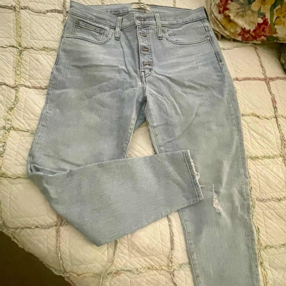 Madewell 9” high rise skinny